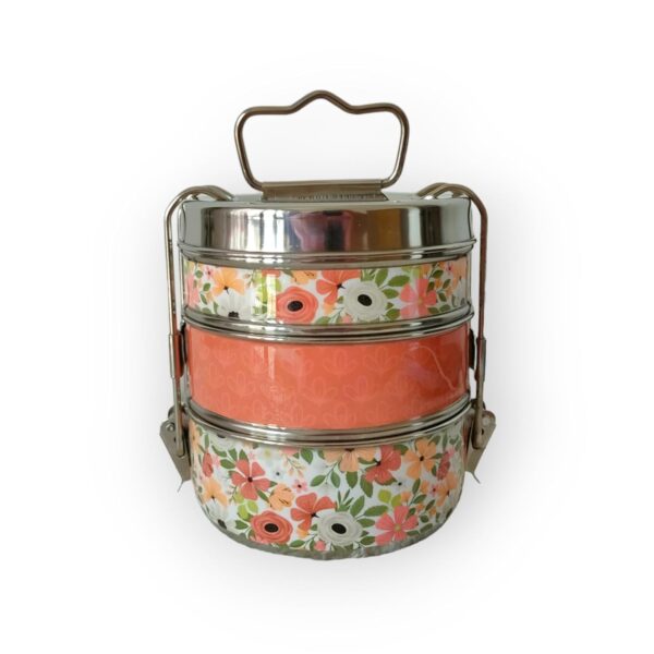 Pyramid Printed clip tiffin